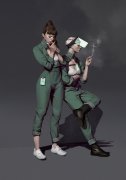 动漫插画人物上色技巧，新手必学！