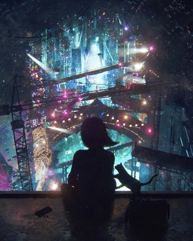 Dangiuz|赛博朋克和复古未来
