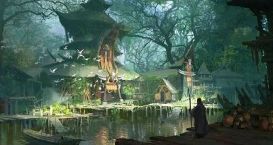  审美提升｜震撼场景插画｜构图精巧画技强悍