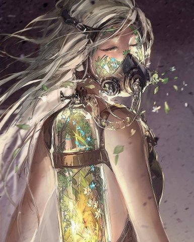 审美提升|植物与少女