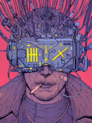  艺术分享|他是当今赛博朋克绘画的代表人物