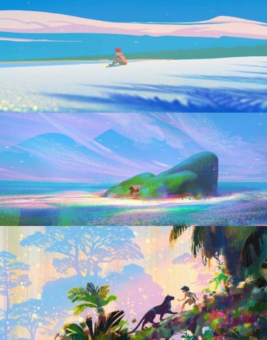 奇幻场景｜光影童话｜速涂｜色彩